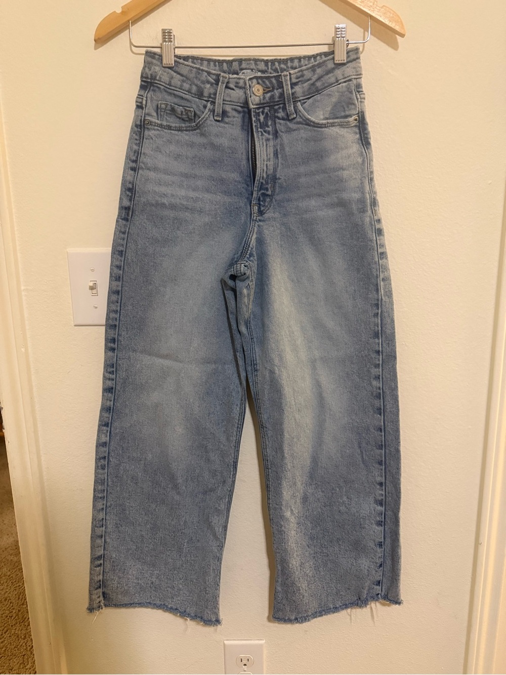 Old Navy Light Blue Wide Leg Jeans